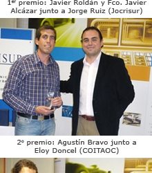 El COITAOC entrega los premios del I Torneo de Pádel «Algo más que Telecomunicaciones»