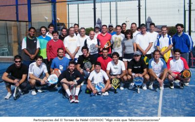 El II Torneo de Pádel COITAOC «Algo más que Telecomunicaciones» ya conoce a sus ganadores