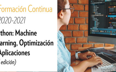 Curso de Formación Continúa ‘Python: Machine LEarning, optimización y aplicaciones’