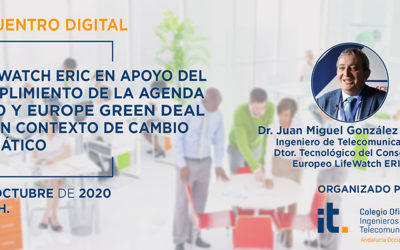 Telecomunicaciones y Medio Ambiente protagonistas en el próximo Encuentro Digital COITAOC