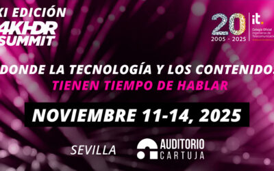 COITAOC-ASITANO invita a colegiados, asociados y pre-colegiados a asistir al 4K HDR Summit 2025