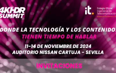 COITAOC-ASITANO ofrece invitaciones a colegiados y asociados para la 4K HDR Summit