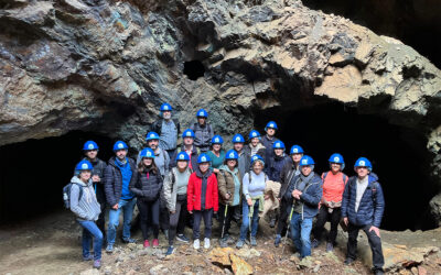 Colegiados y asociados viven la experiencia única de adentrarse por galerías mineras